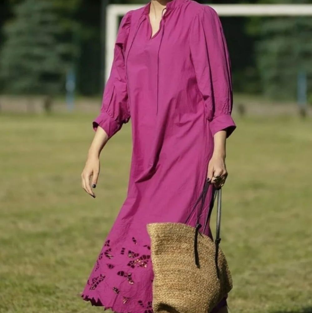 H&M purple kaftan NWT